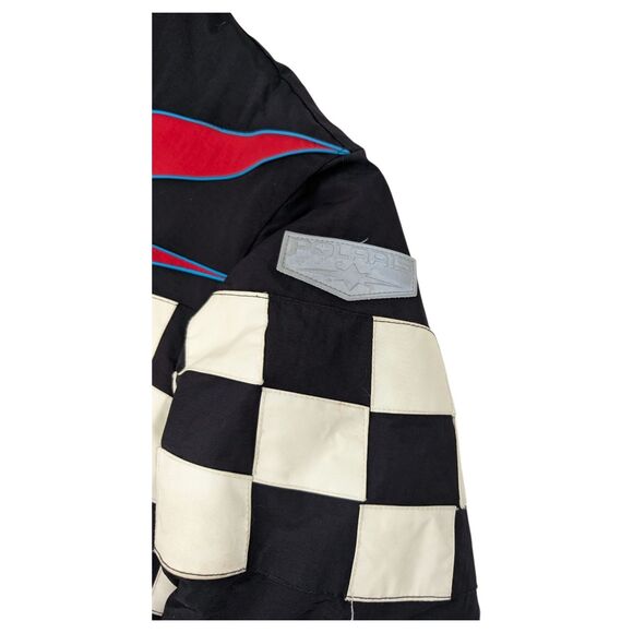 Polaris Extreme Racing Snowmobile Jacket Hein Gerike Mens L Checkered *READ - Picture 6 of 15